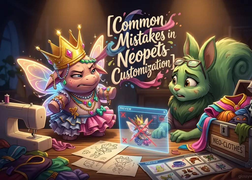 common mistakes in neopets customization