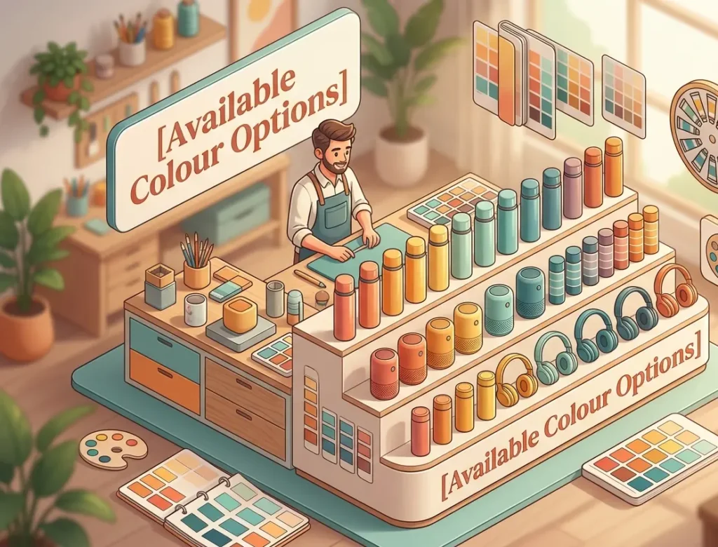 available colour options