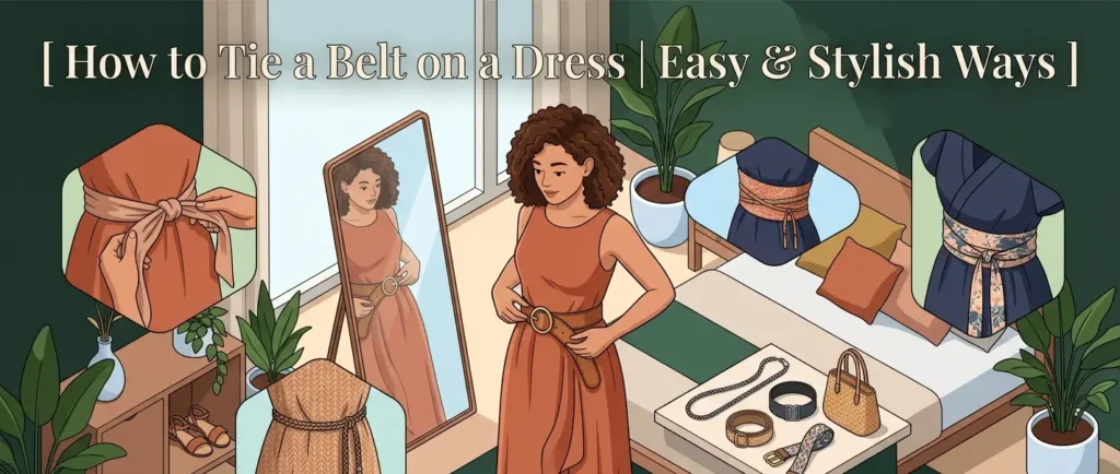 how to tie a belt on a dress easy & stylish ways