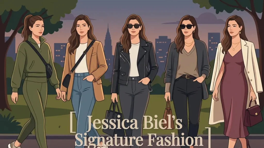 jessica biel's signature fashion style
