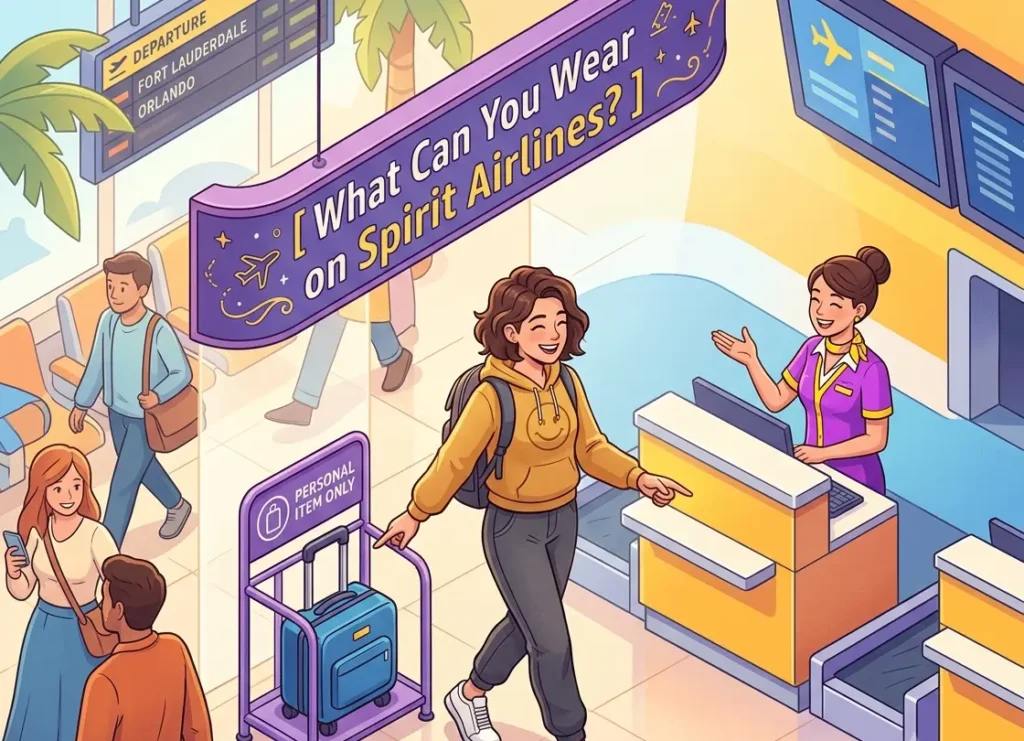 what can you wear on spirit airlines